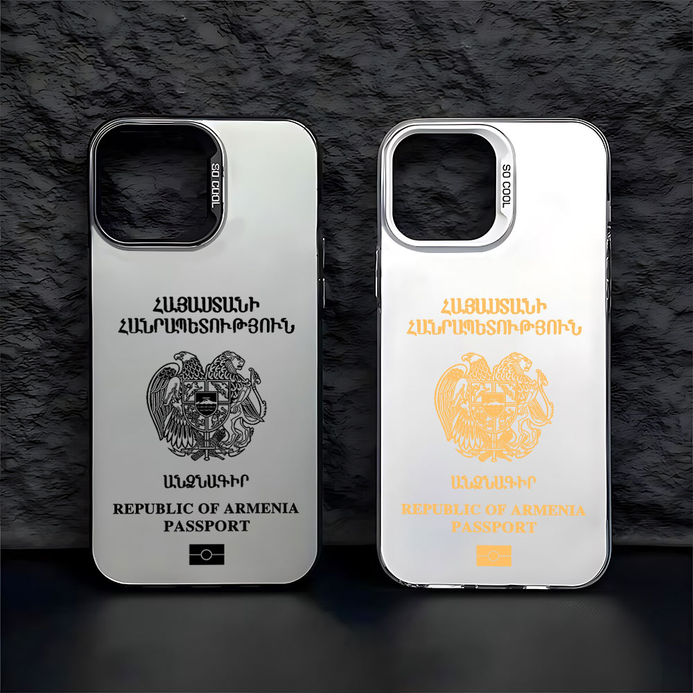 Travel Accessories Iphone - Ermenistan Pasaport Telefon Kılıfı iPhone 16