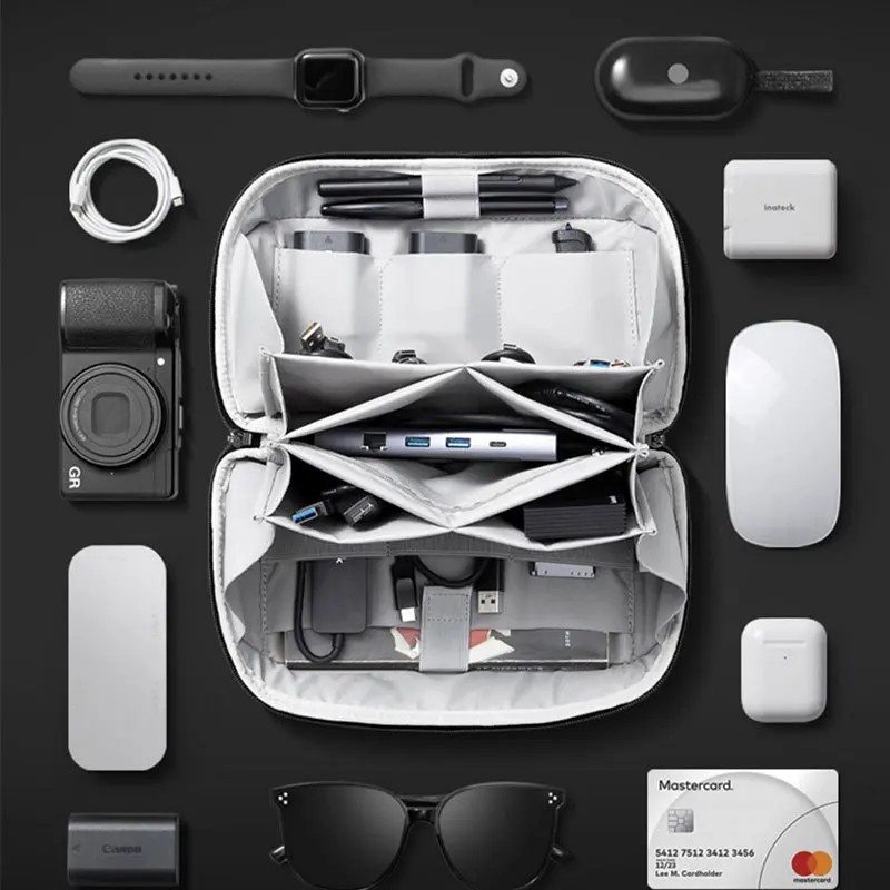 Travel Accessories Organizer - Çok Fonksiyonlu Dijital Aksesuar Çantası, Geliştirilmiş