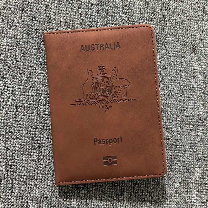Passport Holder Rfid - Avustralya Pasaport Kapağı Rfid Engelleme seyahat