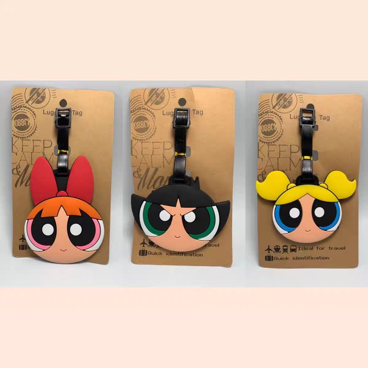 Travel Accessories For Girls - Anime Powerpuff Girls Çanta Süsü Kawaii