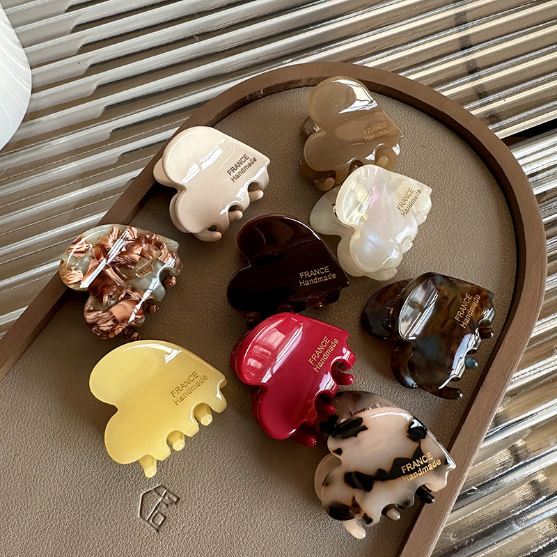Travel Accessories For Girls - 3.5 cm Küçük Saç Pençe Asetat
