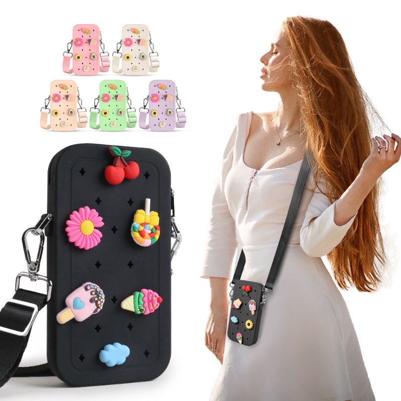 Travel Accessories Organizer - Çok İşlevli Taşınabilir Silikon Crossbody Çanta