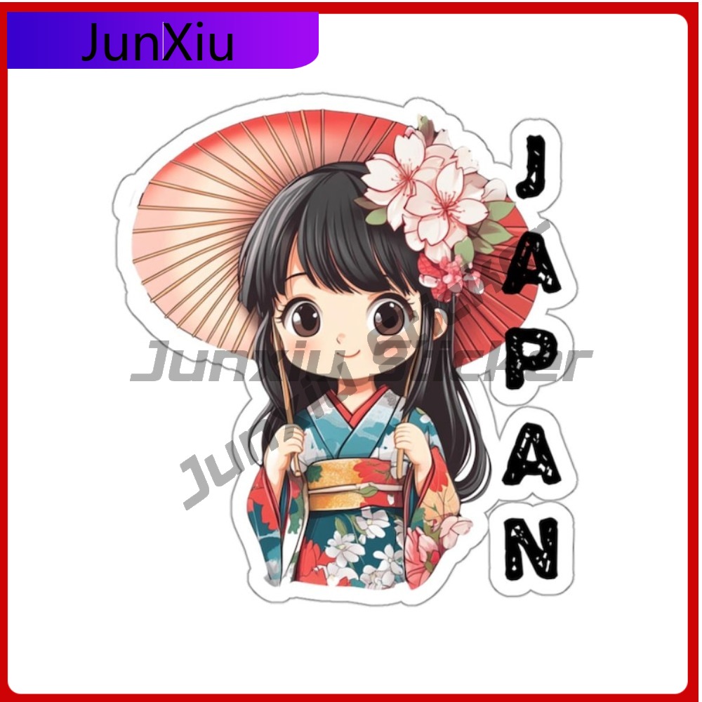Travel Accessories For Girls - Japonya Seyahat Çıkartmaları Asya Japon Kız