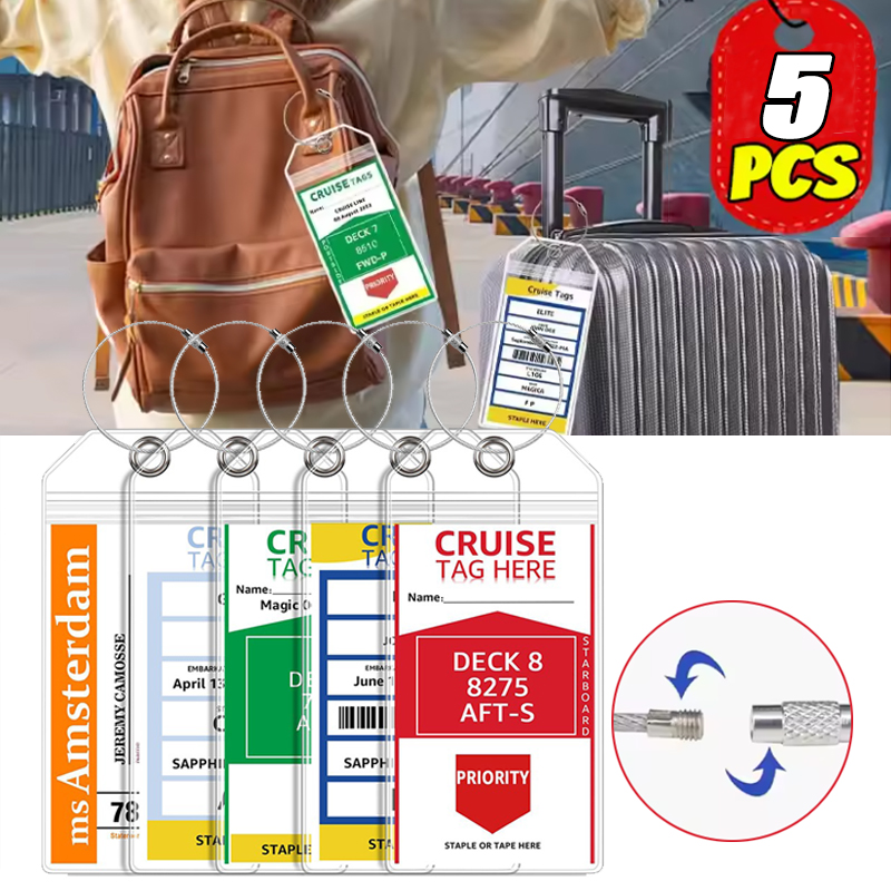 5 Adet Şeffaf Seyahat Bagaj Et - Travel Accessories International incelemesi ve fiyatı