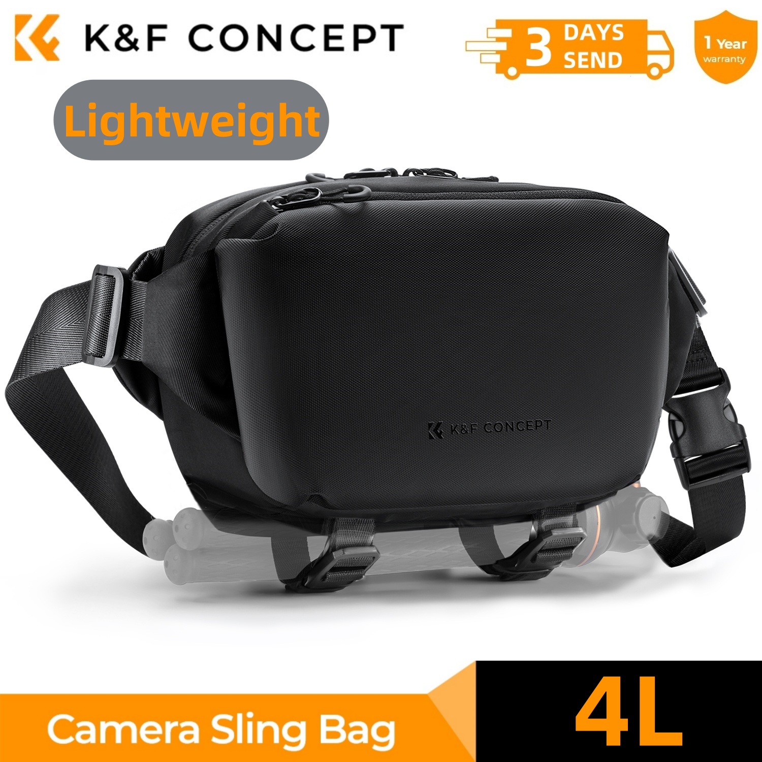 K&F CONCEPT 4L Kamera askılı ç - Camera Bag Travel incelemesi ve fiyatı