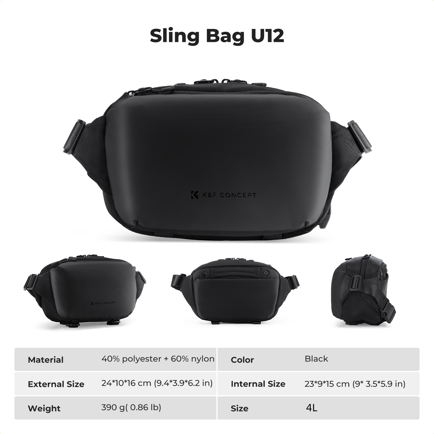K&F CONCEPT 4L Kamera askılı ç - Camera Bag Travel incelemesi ve fiyatı