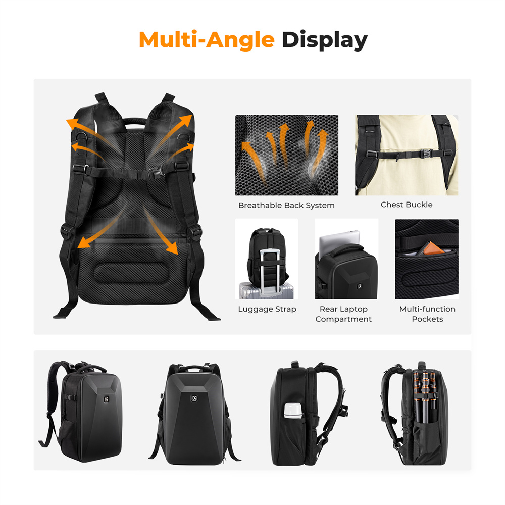 K&F CONCEPT Geniş Kapasiteli K - Camera Bag Travel incelemesi ve fiyatı