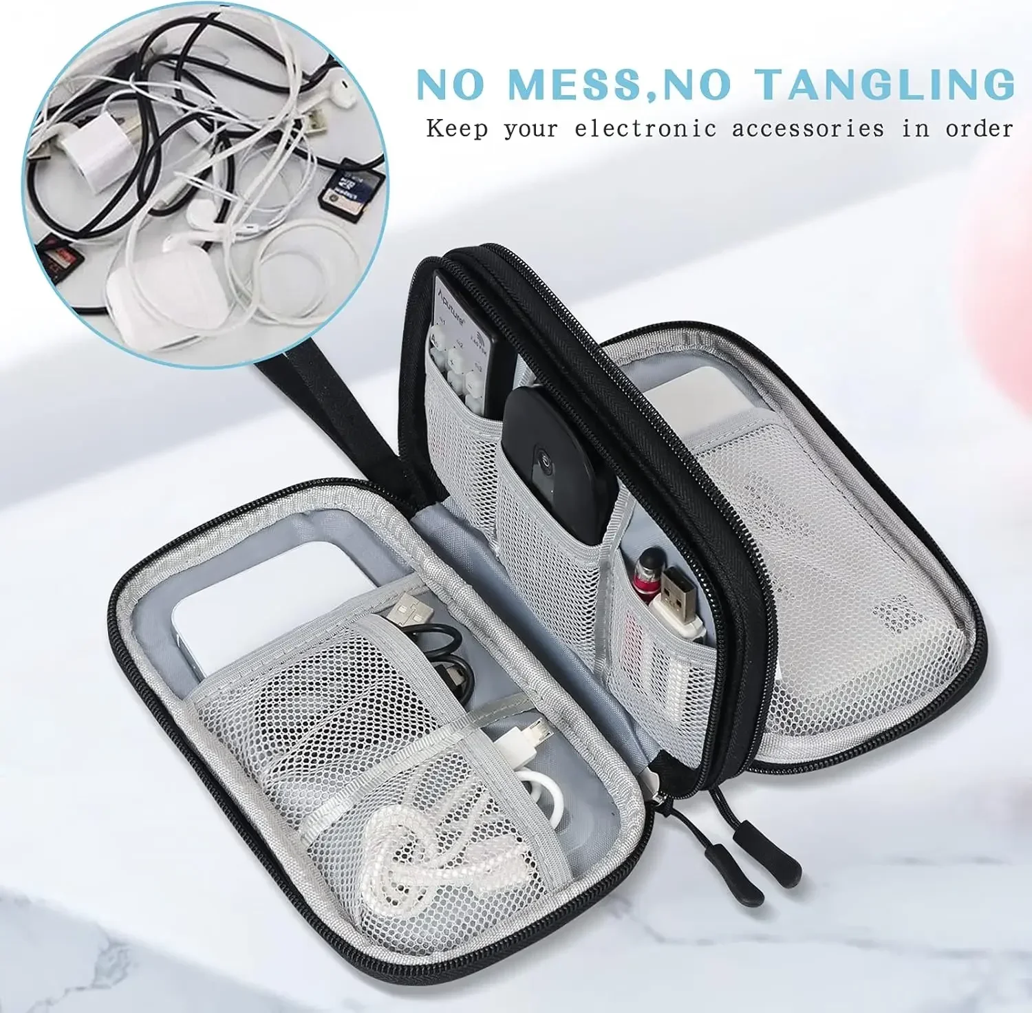 Seyahat Kablo Çantası Taşınabi - Travel Accessories Organizer incelemesi ve fiyatı