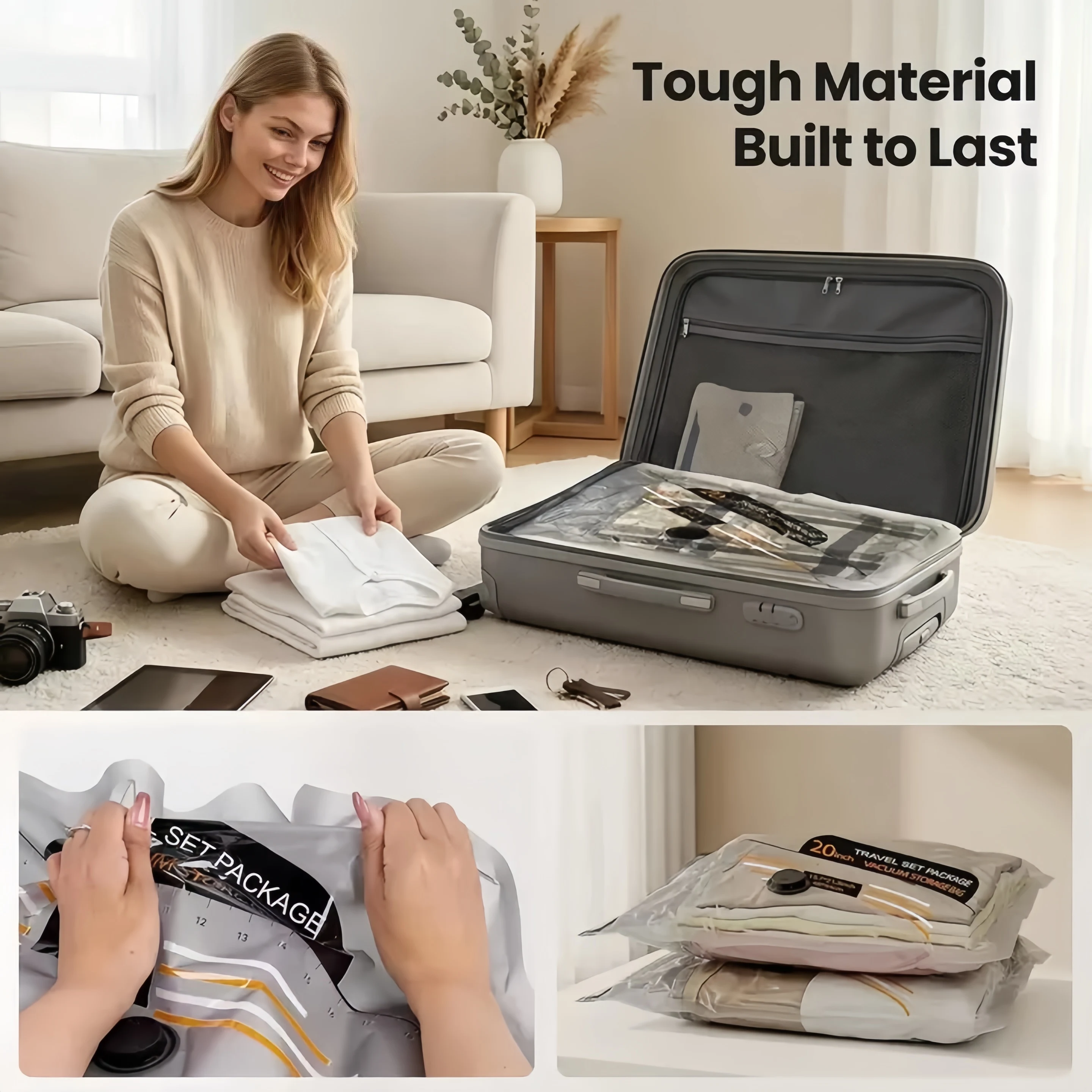 Sıkıştırma Paketleme Küpleri V - Compression Bag Vacuum incelemesi ve fiyatı
