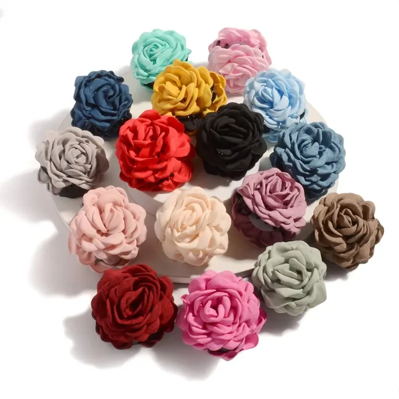 Fransız kumaş gül çiçek saç pe - Travel Accessories For Girls incelemesi ve fiyatı